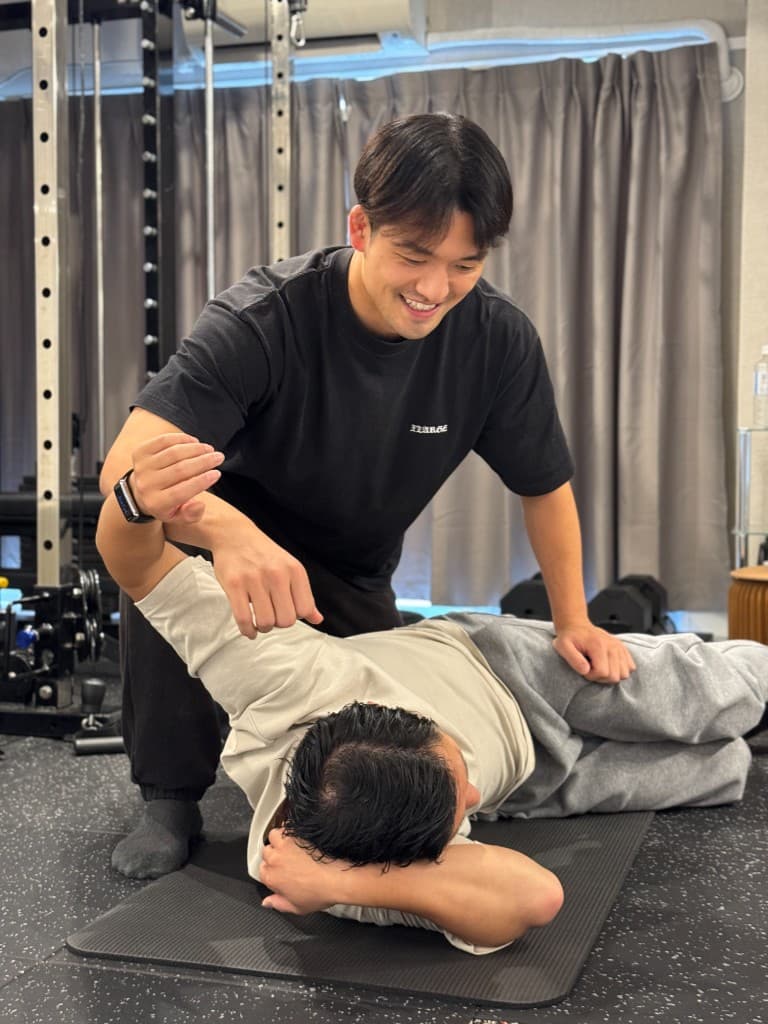 パーソナルストレッチの様子